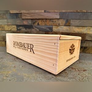 Wooden Storage Box - Rombauer Wine Box
